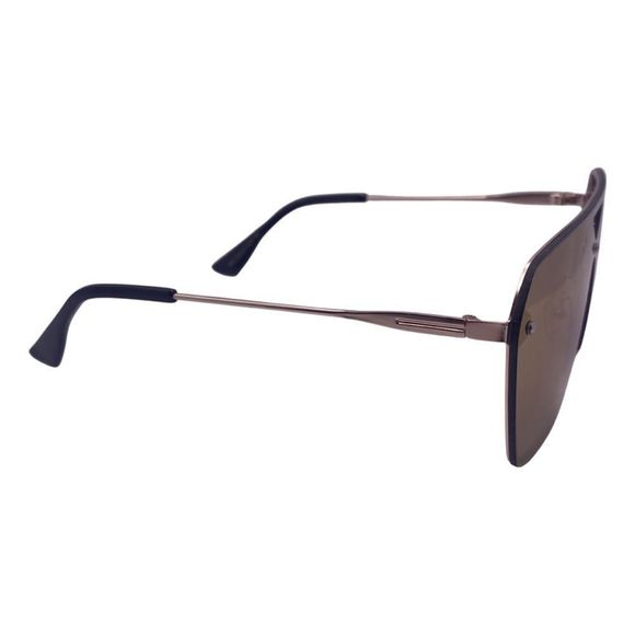 E2-5: GOLD/PURPLE Single Piece Lens Sunglasses - Picture 2 of 4